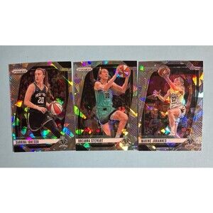 2024 Panini WNBA Prizm Liberty -Cracked Ice -Sabrina Ionescu,B.Stewart&Johannes